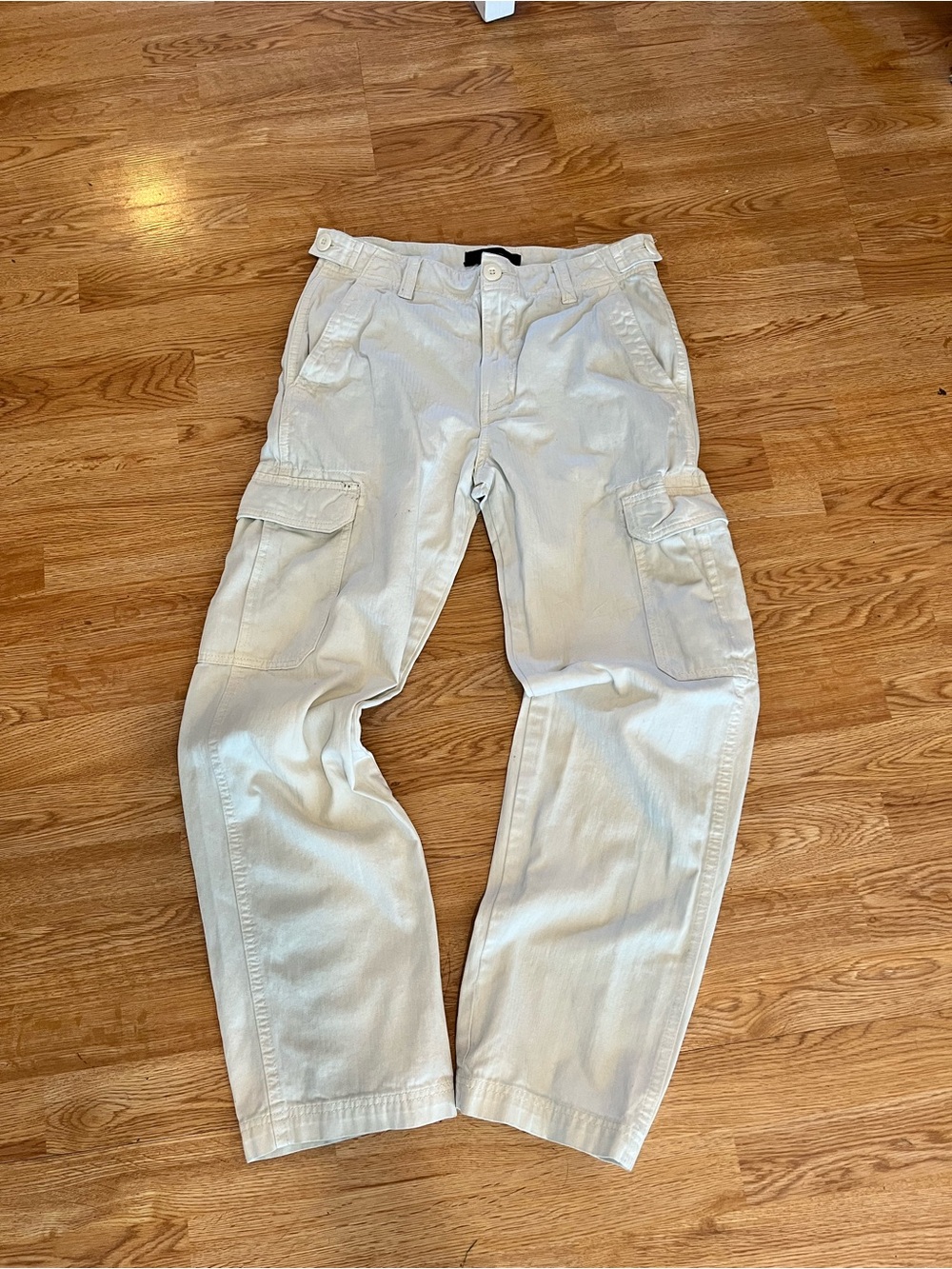 Cotton On Men's Cargo Pants in Off-White